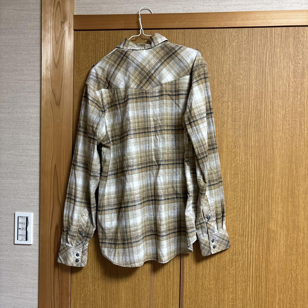 patagonia 長袖シャツ M 茶色系チェック