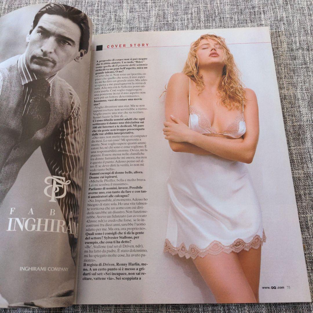 GQ ITALIA　sep 2001 エステラウォーレン