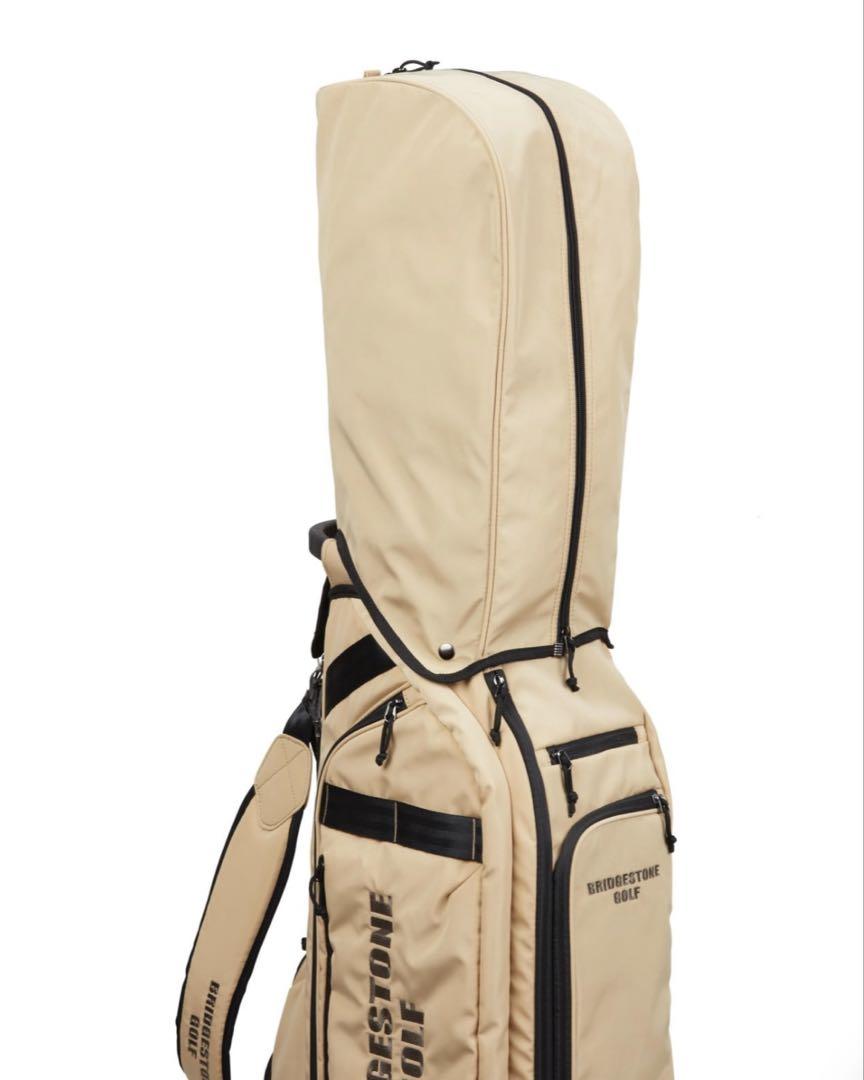 新品★BRIDGESTONE ★ゴルフキャディバッグ 9.5型 ベージュ★