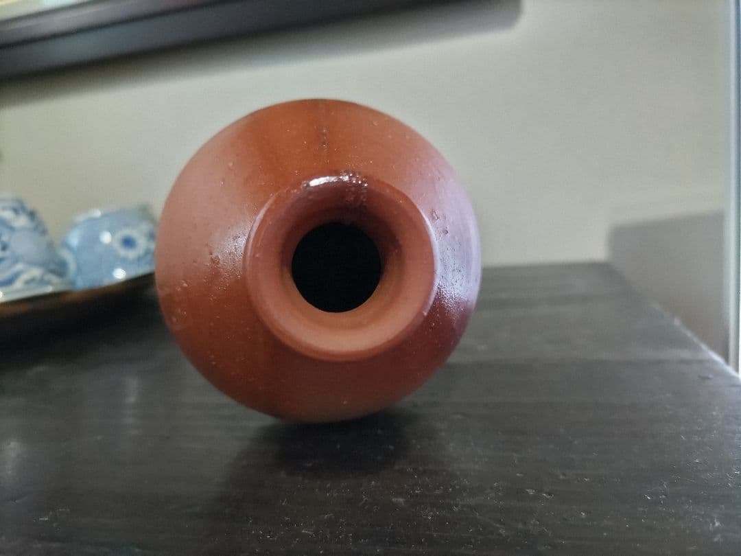 藤原啓 備前 徳利(高12.5㎝) 緋襷 共箱・布 無傷 人間国宝 藤原啓 備前 徳利(高12.5㎝) 緋襷 共箱・布 無傷 人間国宝