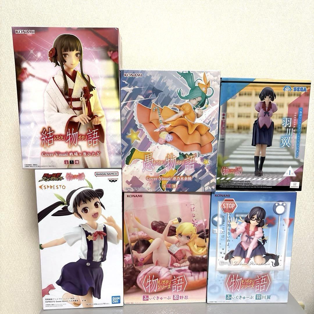 物語シリーズ フィギュア まとめ売り 斧乃木余接 羽川翼 忍野忍