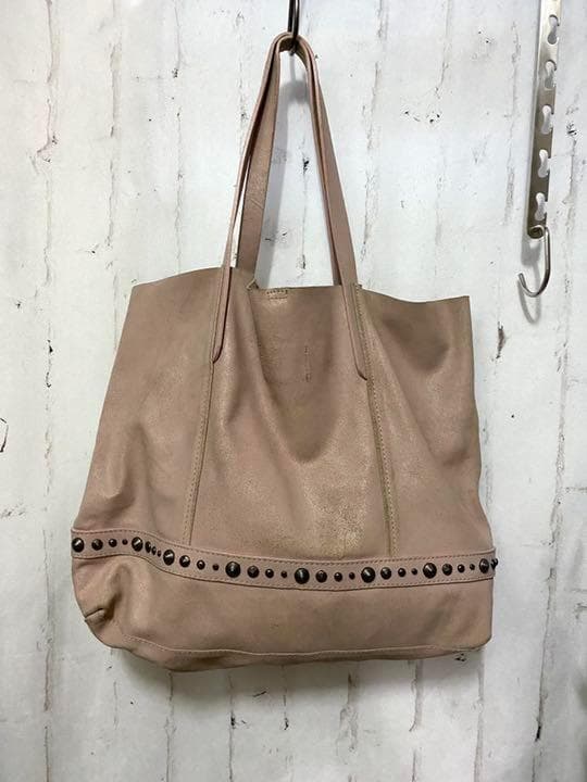 DIESELレザー トートバッグ スタッズ