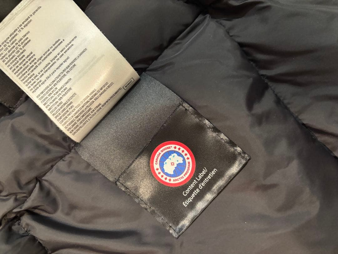 CANADA GOOSE FUSION ブラックダウンジャケット CANADA GOOSE FUSION ブラックダウンジャケット