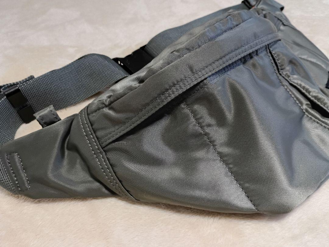 PORTER シルバーグレー ボディバッグ（S) タンカー