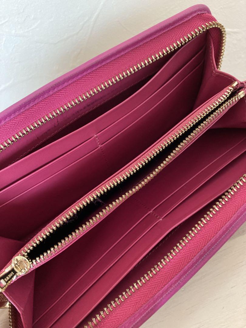LOEWE アマソナ レッド 長財布 美品☆LOEWE アマソナ 長財布