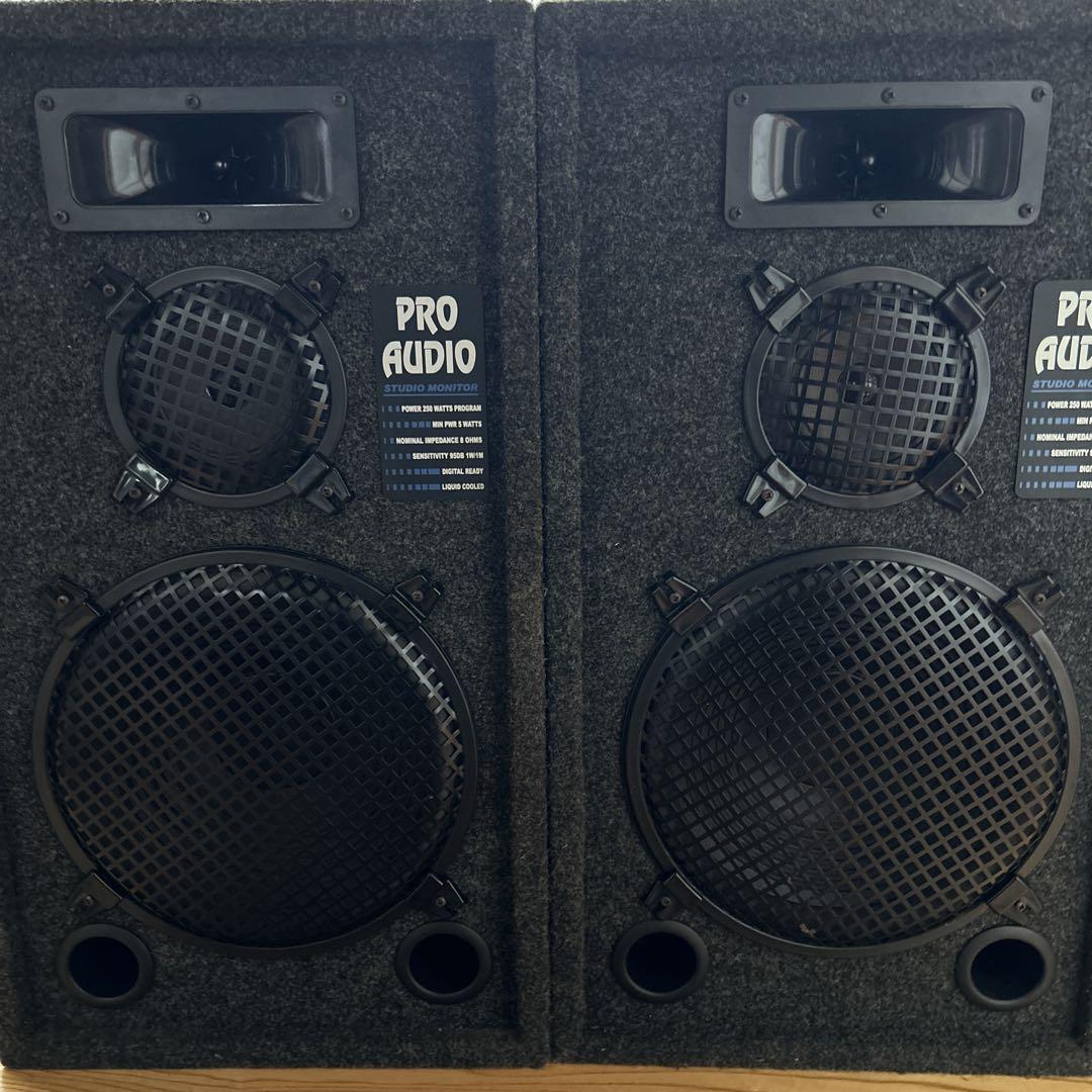 PRO-AUDIO STUDIO MONITOR　スピーカー　２個セット