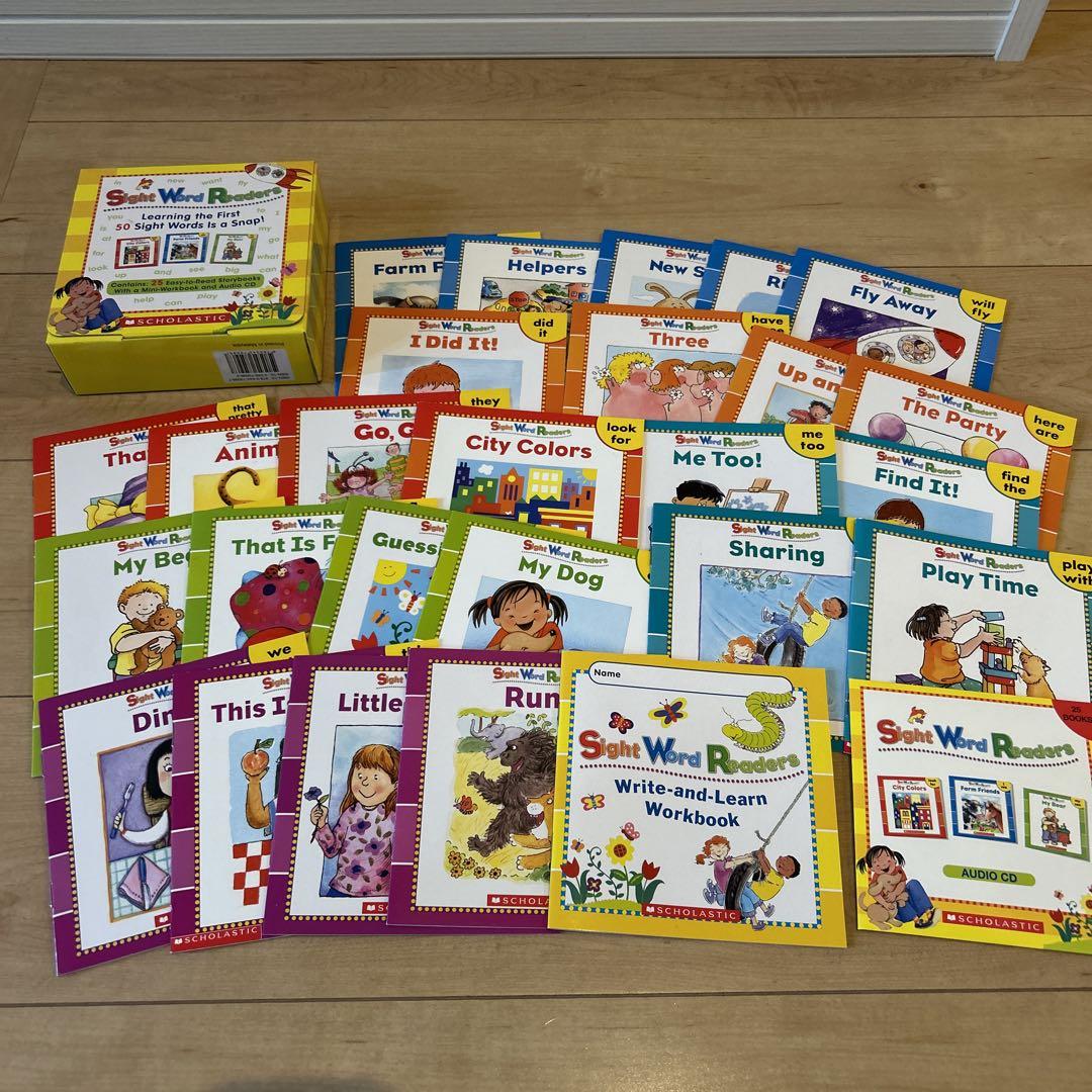 Sight Word Readers 本25冊+workbook+CD未開封 絵本・児童書
