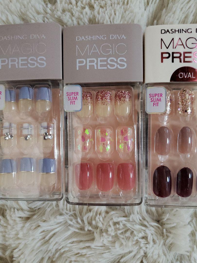値下げ★ ネイルチップ 韓国 DASHING DIVA MAGIC PRESS