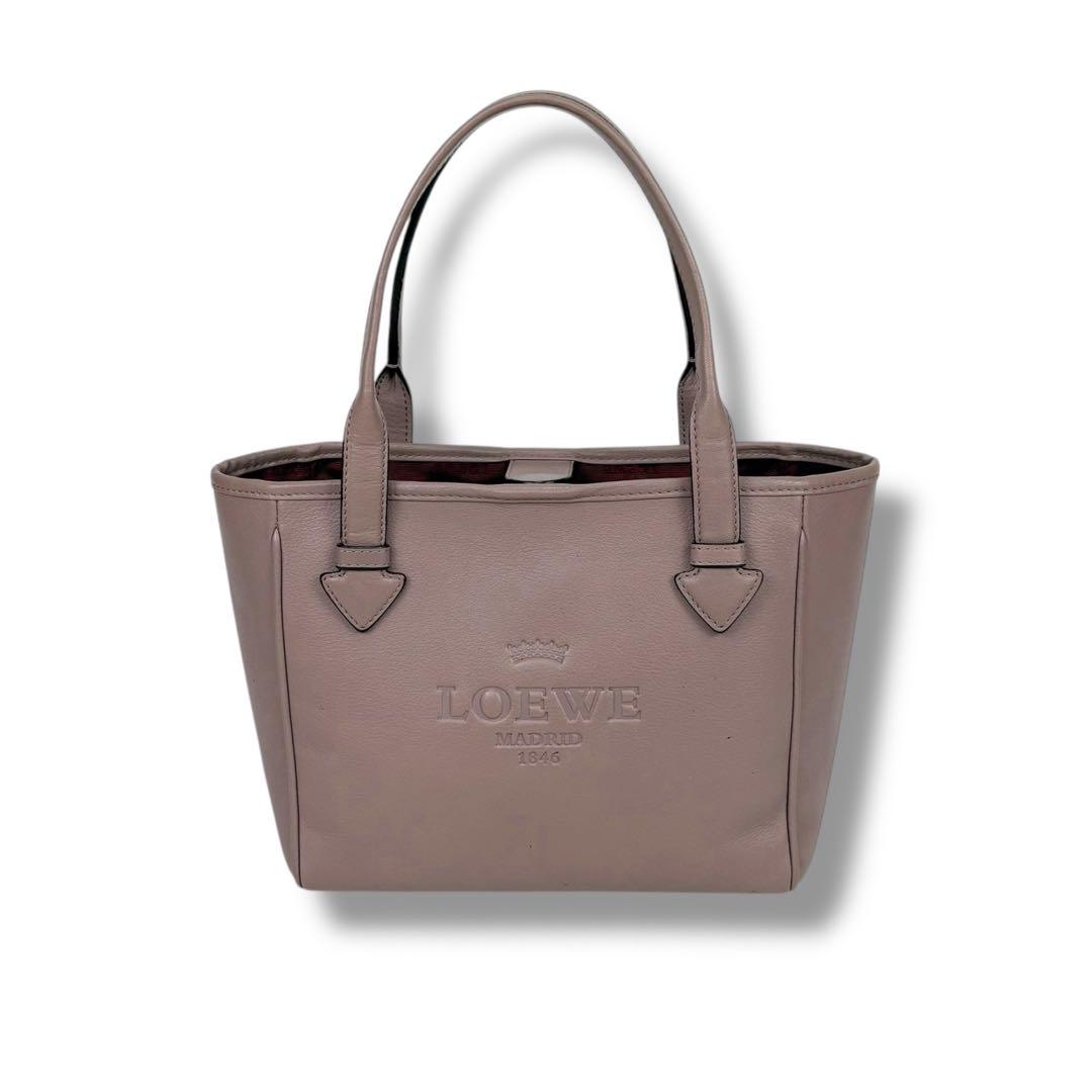 ロエベ ヘリテージ ミニトートバッグ ダークブラウン レザー 楽天市場】LOEWE ロエベ ヘリテージ ショルダーバッグ レザー