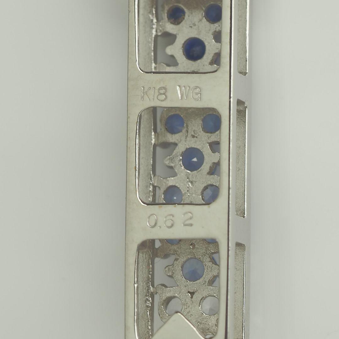 グラデーシ 279 K18WG S0.62ct klf08-m29277291751 新品 グラデーション天然サファイアネックレス ↇアクセサリ