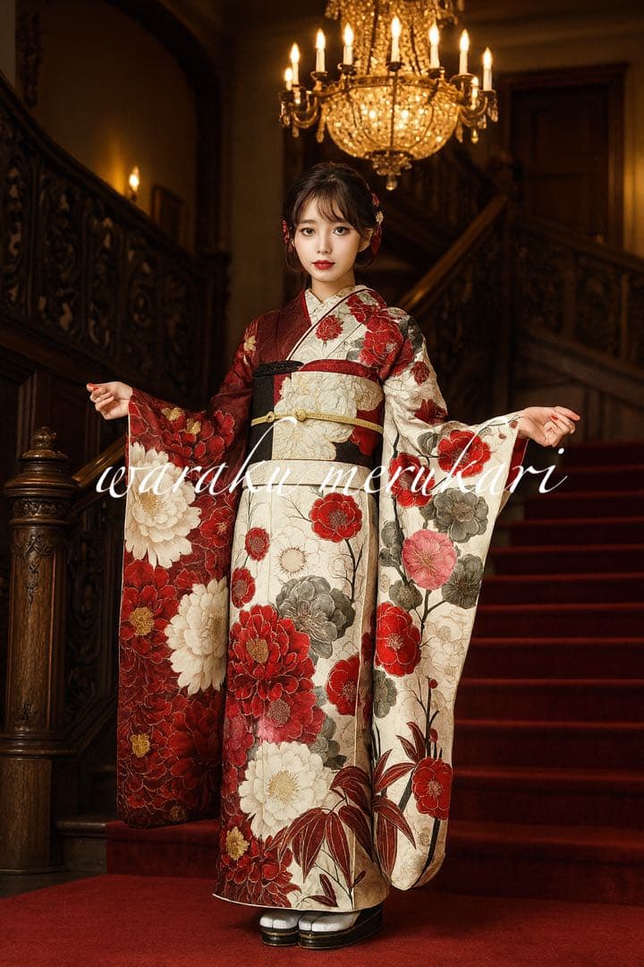 ♦︎吉木千沙都コレクション♦︎お振袖お仕立て込み - メルカリ