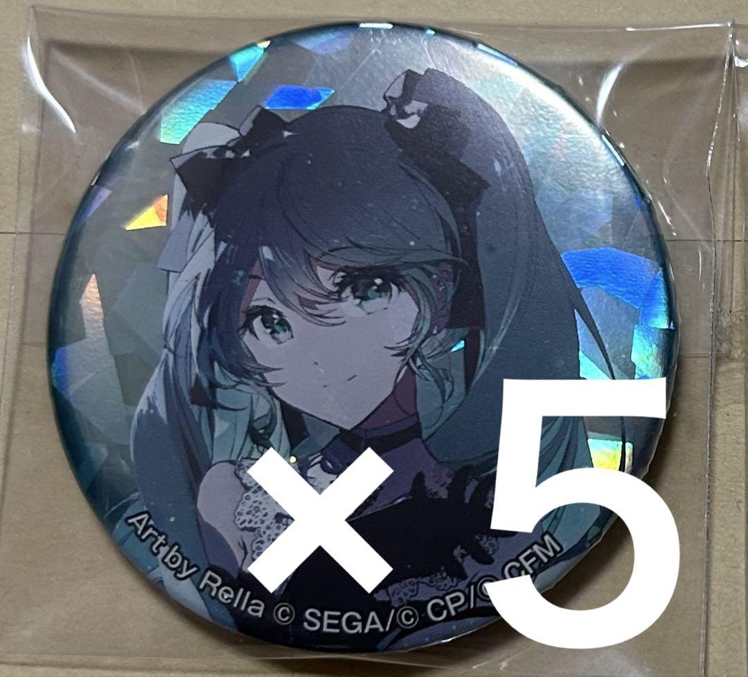 プロセカ　初音ミク　缶バッジ　セカイの宝石箱　宝石　ホログラム缶バッジ