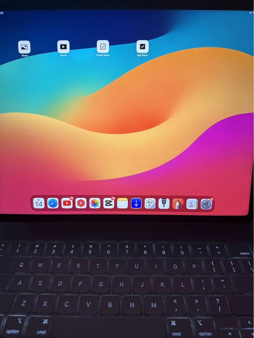 iPad Pro (第5世代)12.9インチ2TB バックライト付きキーボード 画像1