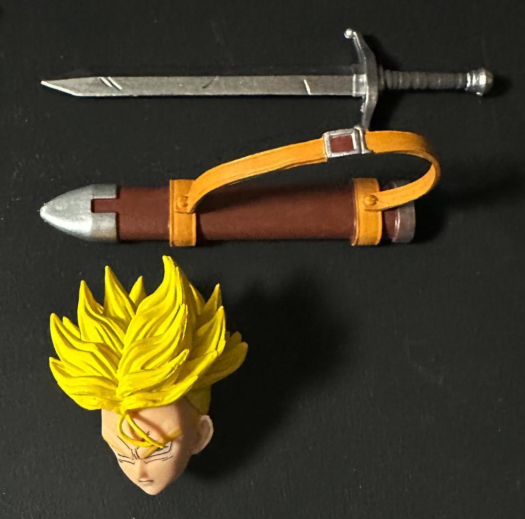 EXカラー figuarts 同サイズ トランクス 超サイヤ人 3 髪改造済み