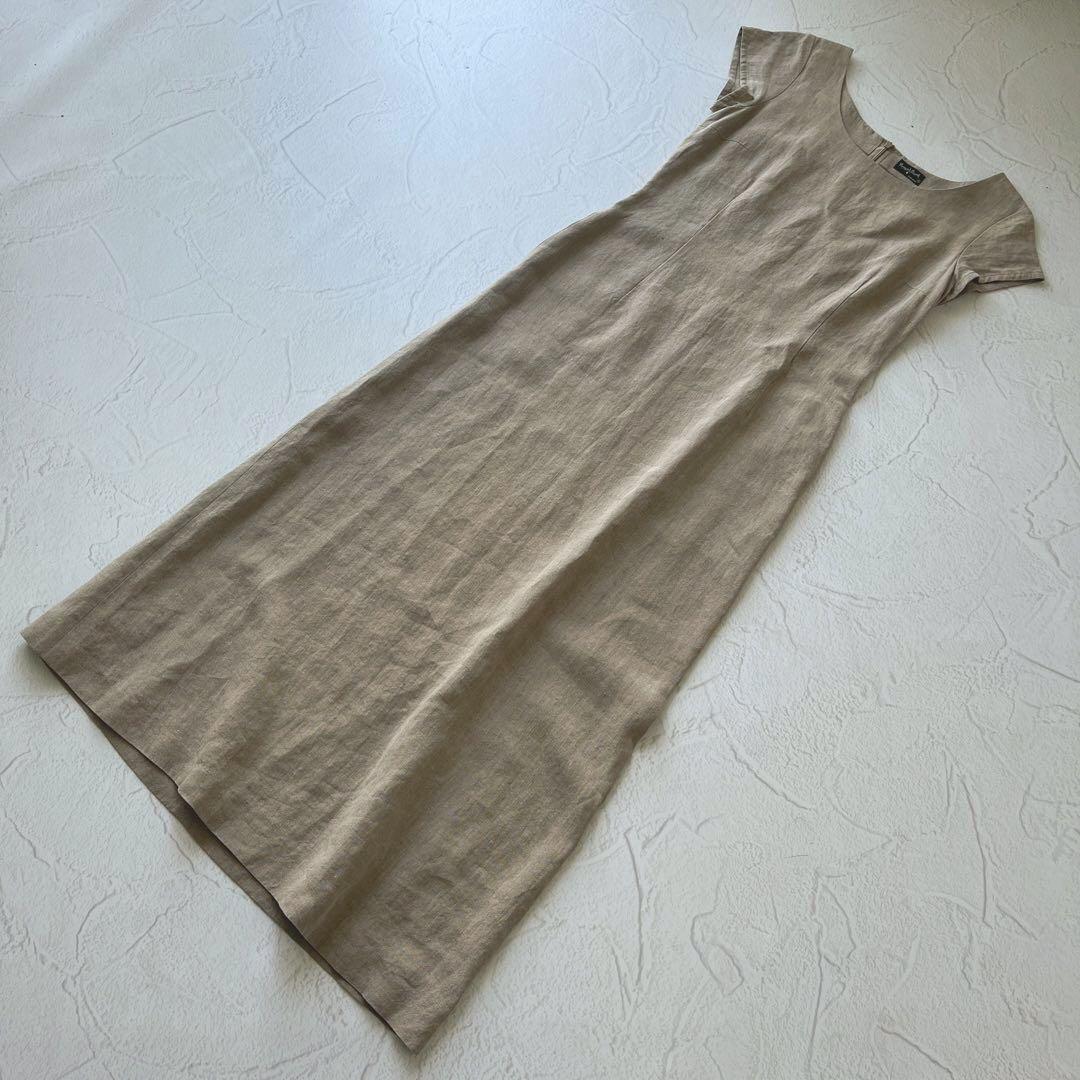 MARGARETHOWELLリネン ロングワンピース