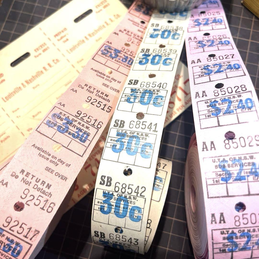 海外チケット ロール 39種類 まとめ売り 海外チケット ロール 39種類 まとめ売り（USA パーティー ダブル