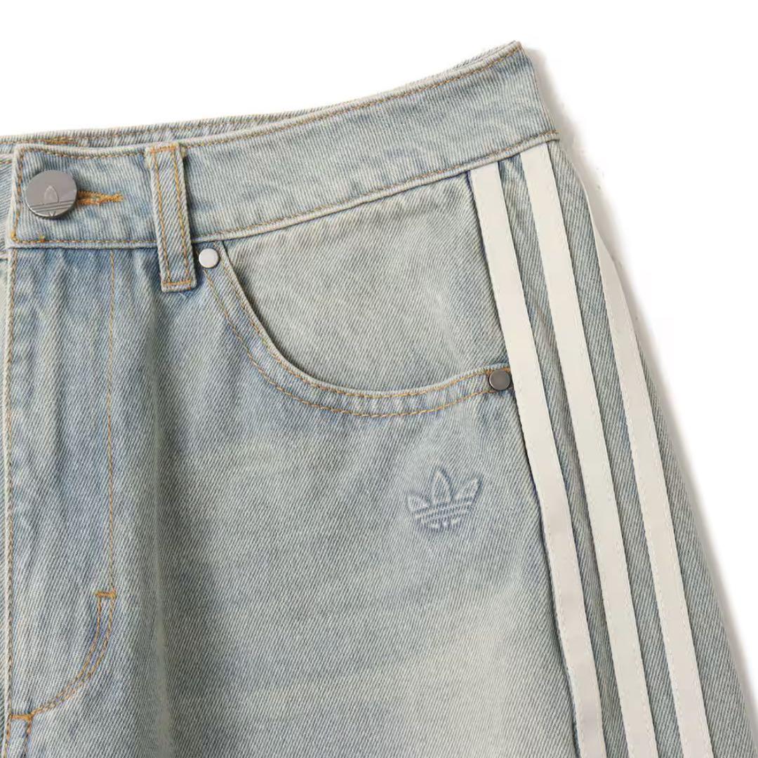 新品24⭐️ADILENIUMシーズン3 バナナフィット ウォッシュドデニムパンツ