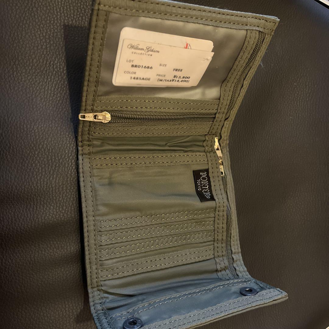 PORTER 折り財布 カーキナイロン製 状態良