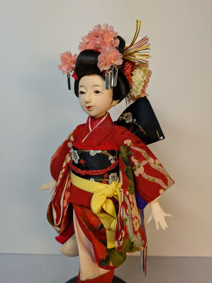 6 胡粉仕上げのヘッド付ドール