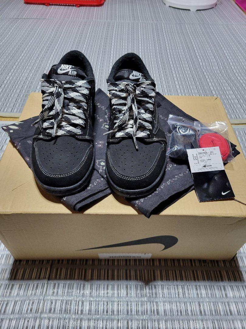 Travis Scott  Jordan 1 ブラックファントム 値下げ不可！