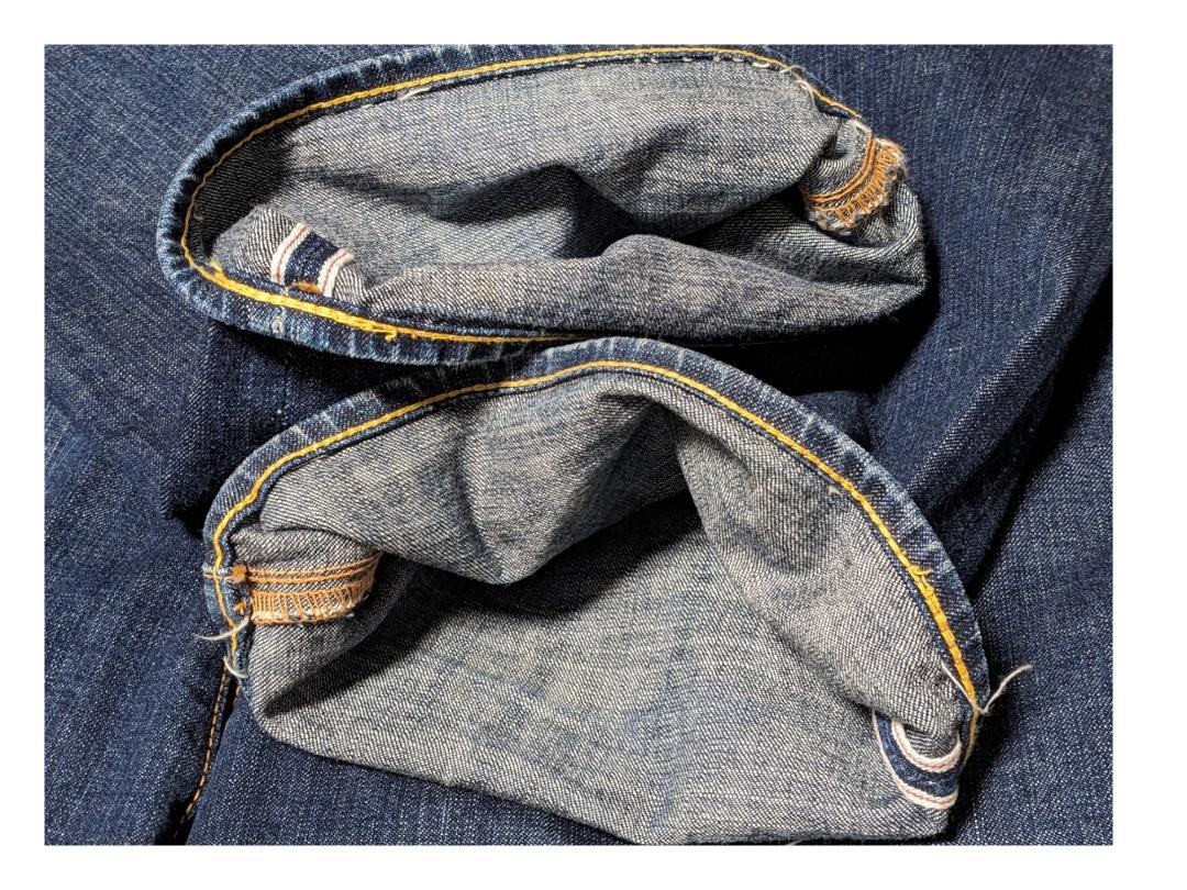 エヴィス　W36 EVISU W36 Stitched pattern jeans