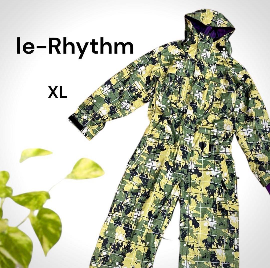 le-Rhythm 迷彩柄 スノーボードウェア オシャレ防寒つなぎ　XL(LL)