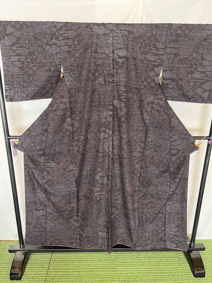 ☘️早い者勝ち☘️【国宝品】●岐阜県無形文化財【郡上紬】●幻の紬●草木染●紬●着物