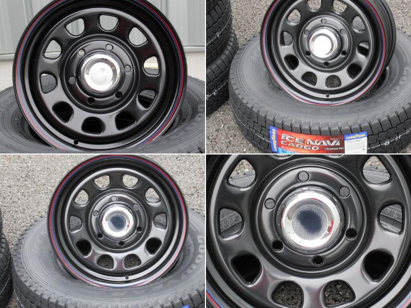 やまにし 200系ハイエース用 スタッドレス+デイトナブラック＊ナット付