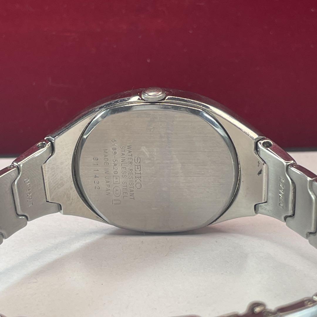 芸能人愛用アイテム特集 QZ LUKIA SEIKO 90s 電池交換済 腕時計 日本製 純正ブレス 時計