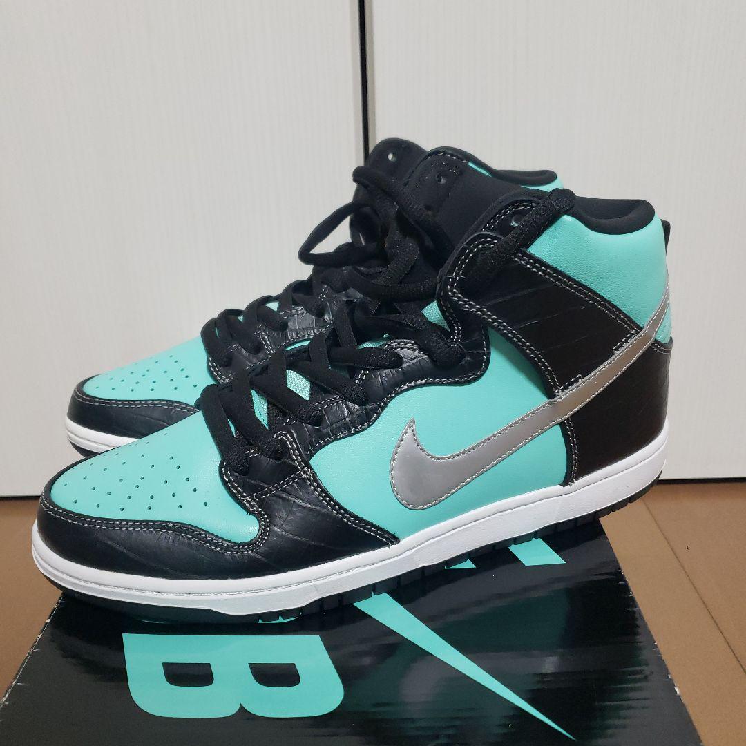 NIKE DUNK HIGH PRM SB ティファニーダンク　※黄ばみ有り