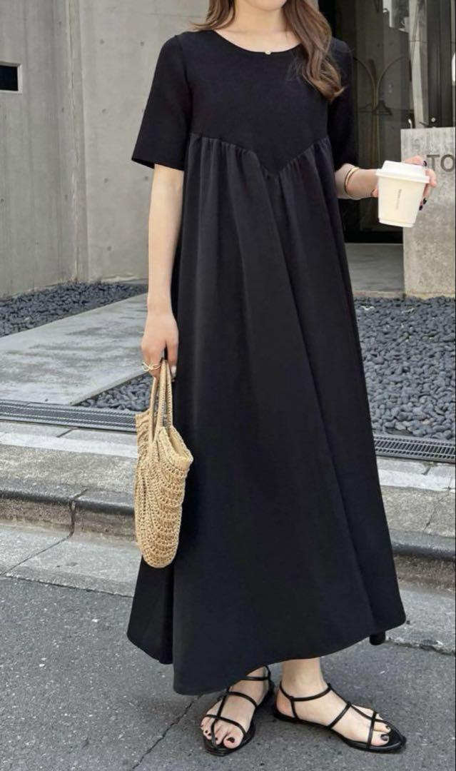 CAPRICIEUX LE'MAGE Vカットドッキングワンピース