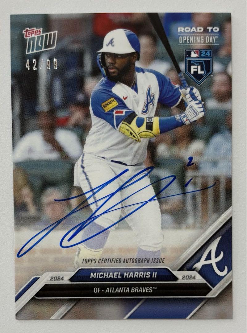 おまけ付マイケルハリス2世 Michael Harris II サイン42/99