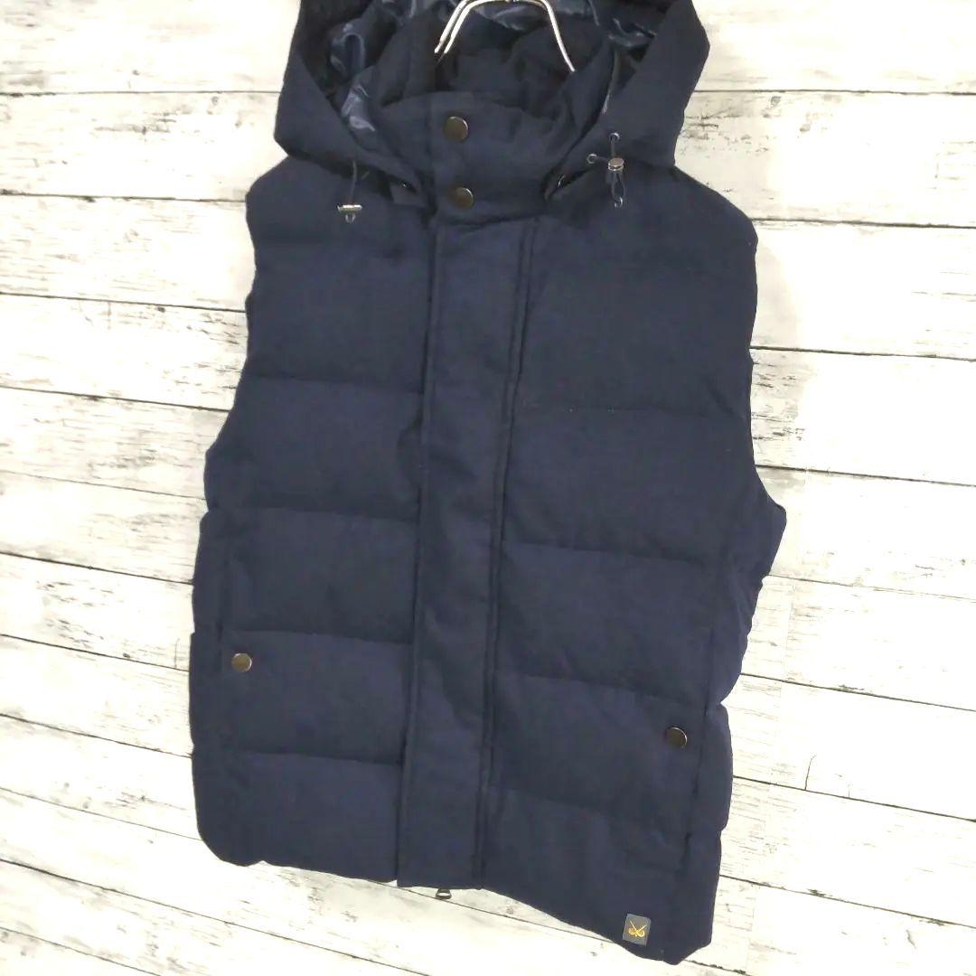 【18％OFF】 ロロピアーナ】ミネルヴァ♤グースダウンダウンベスト ウール地 ジャケット・アウター