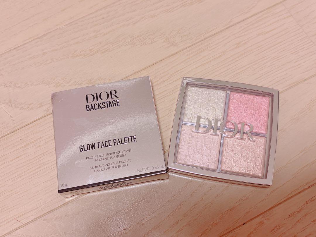 Dior バックステージフェイスグロウパレット 004 ローズゴールド
