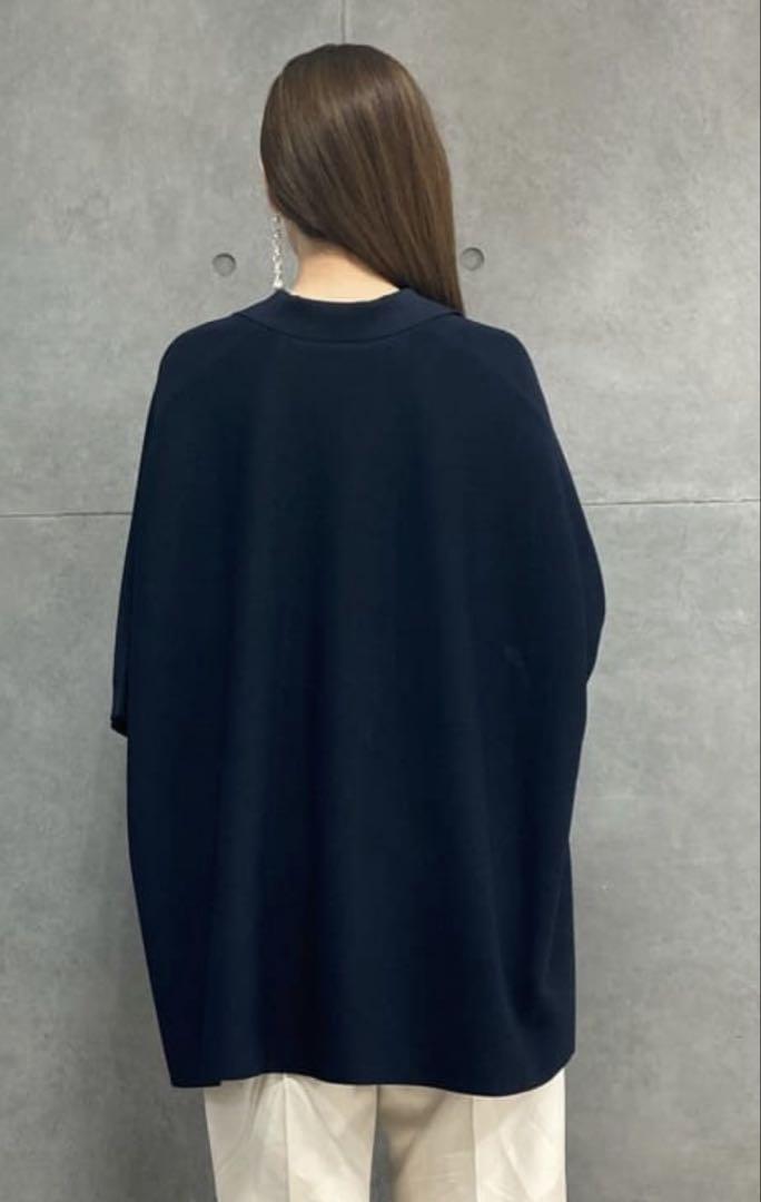 <美品> アドーア クリアドライニットポロ