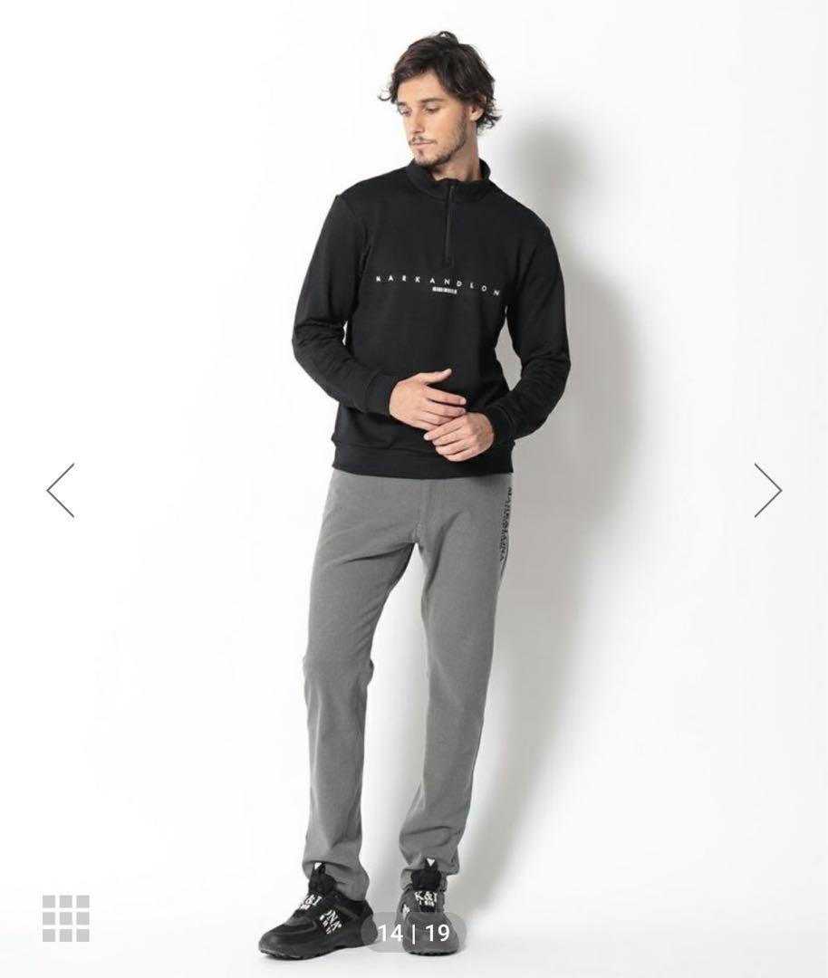 新品・MARK & LONA メンズハーフジップ