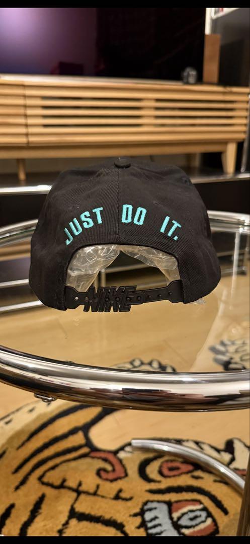80s90s NIKEヴィンテージ　キャップ 黒　スナップバック『NIKE』