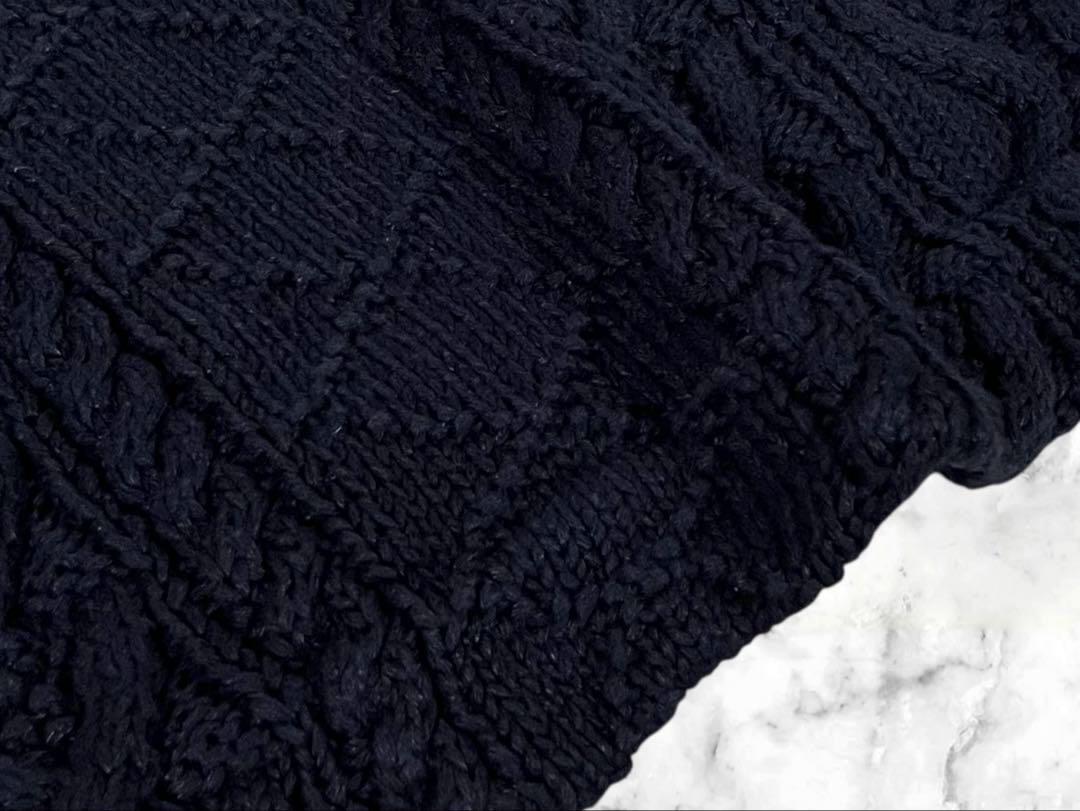【美品】RRL　アラン ニット カーディガン　HAND KNIT　ショールカラー