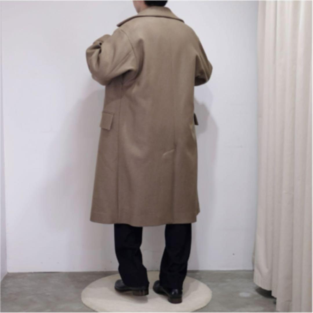 AURALEE ウールシルク　ステンカラーコート