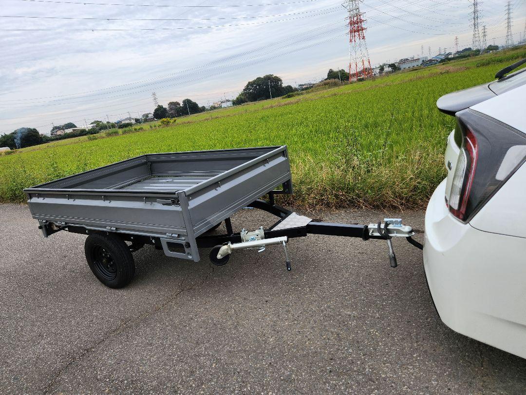 期間限定値下げ❗牽引免許の必要の無い公認フルトレーラーキャンプ道具の収納や災害時