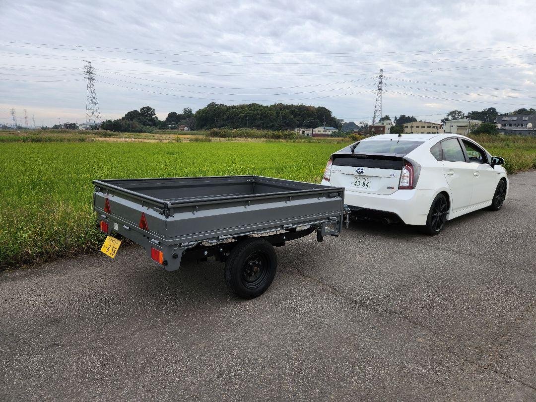 期間限定値下げ❗牽引免許の必要の無い公認フルトレーラーキャンプ道具の収納や災害時