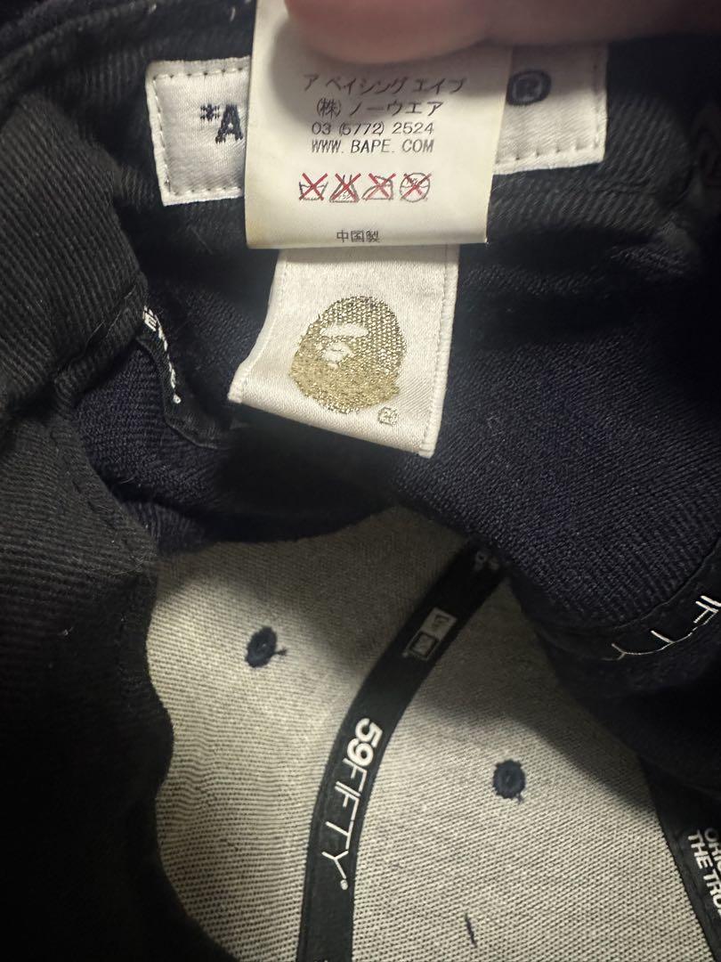 【極美品】NEW ERA A Bathing Ape 7 1/4 57.7