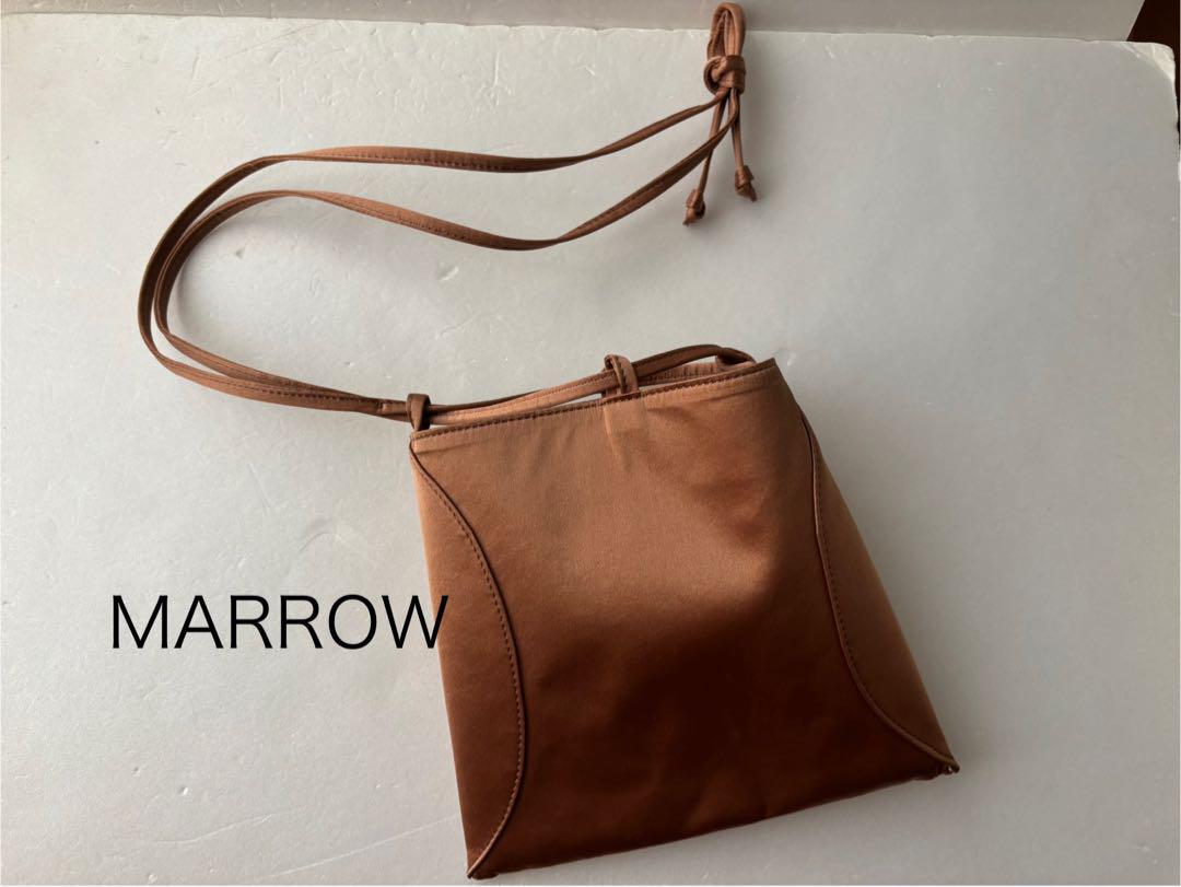 マロウ MARROW サテン バッグ 巾着ショルダー NOBLE ノーブル