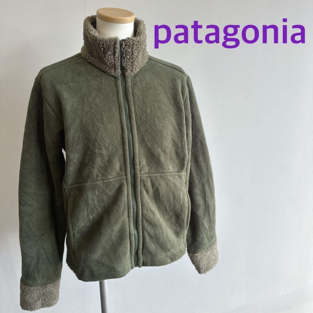 パタゴニアpatagoniaシンチラフリースジャケットオリーブレディースSサイズ