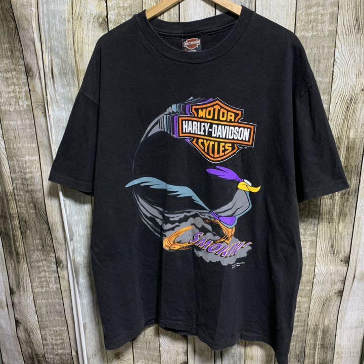 HARLEY DAVIDSON Tシャツ XL ロードランナー 両面プリント