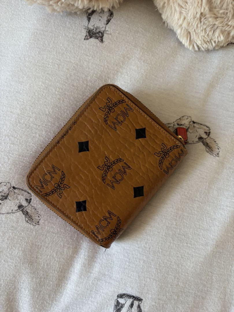 一番の贈り物 MCM 二つ折り財布 メルカリ - レザー ブラウン 小物