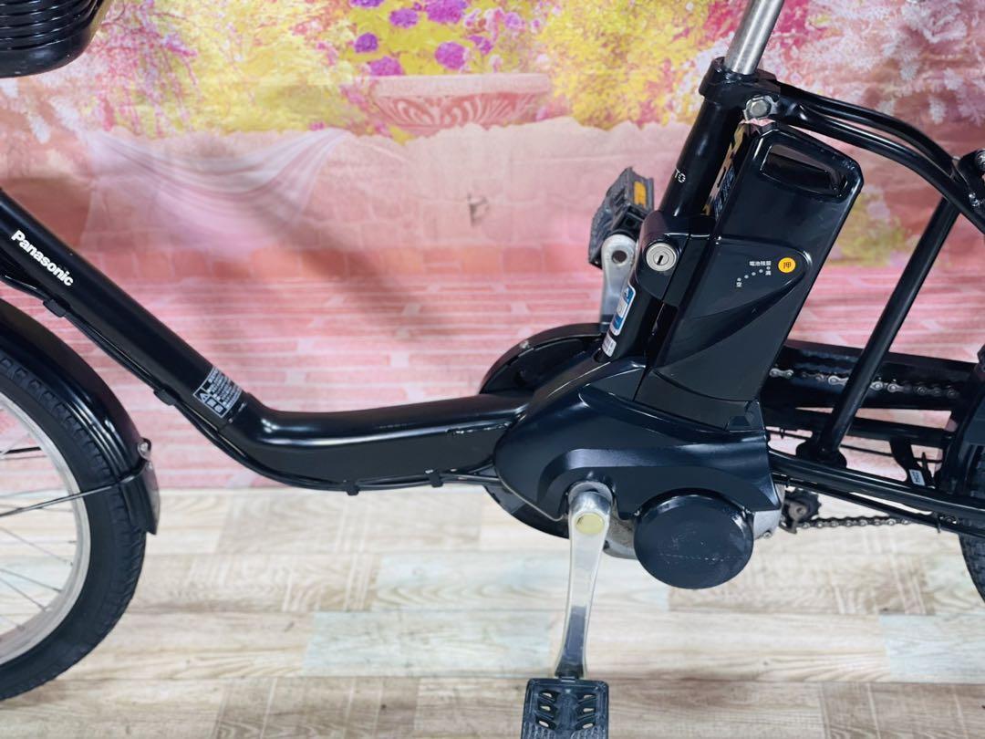 K2076 電動自転車パナソニック子供乗せ 20インチ 8Ah ブラック ギュット・クルーム・EX パナソニック(Panasonic) 子供乗せ