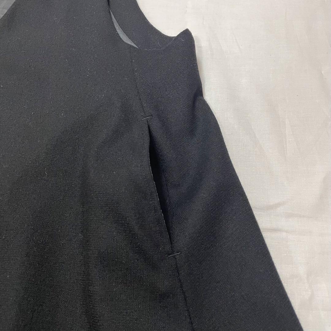 MidiUmi ミディウミ Vネック ノースリーブ ロングワンピース