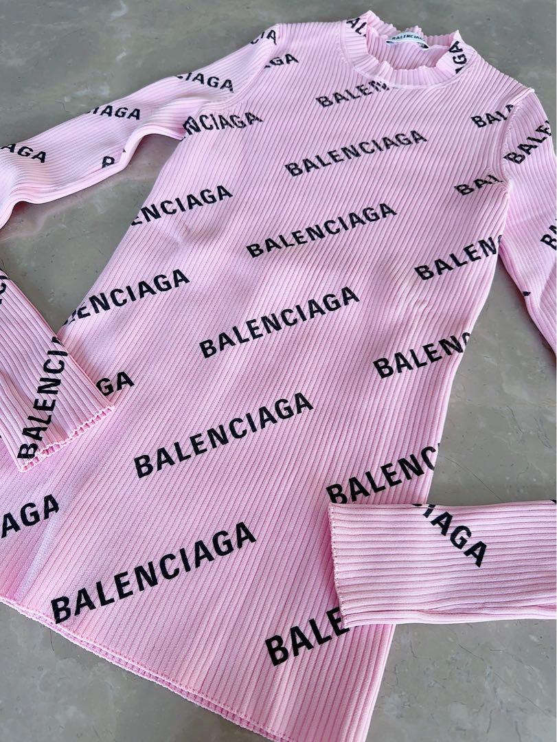 美品】BALENCIAGA オーバーロゴリブニットXS