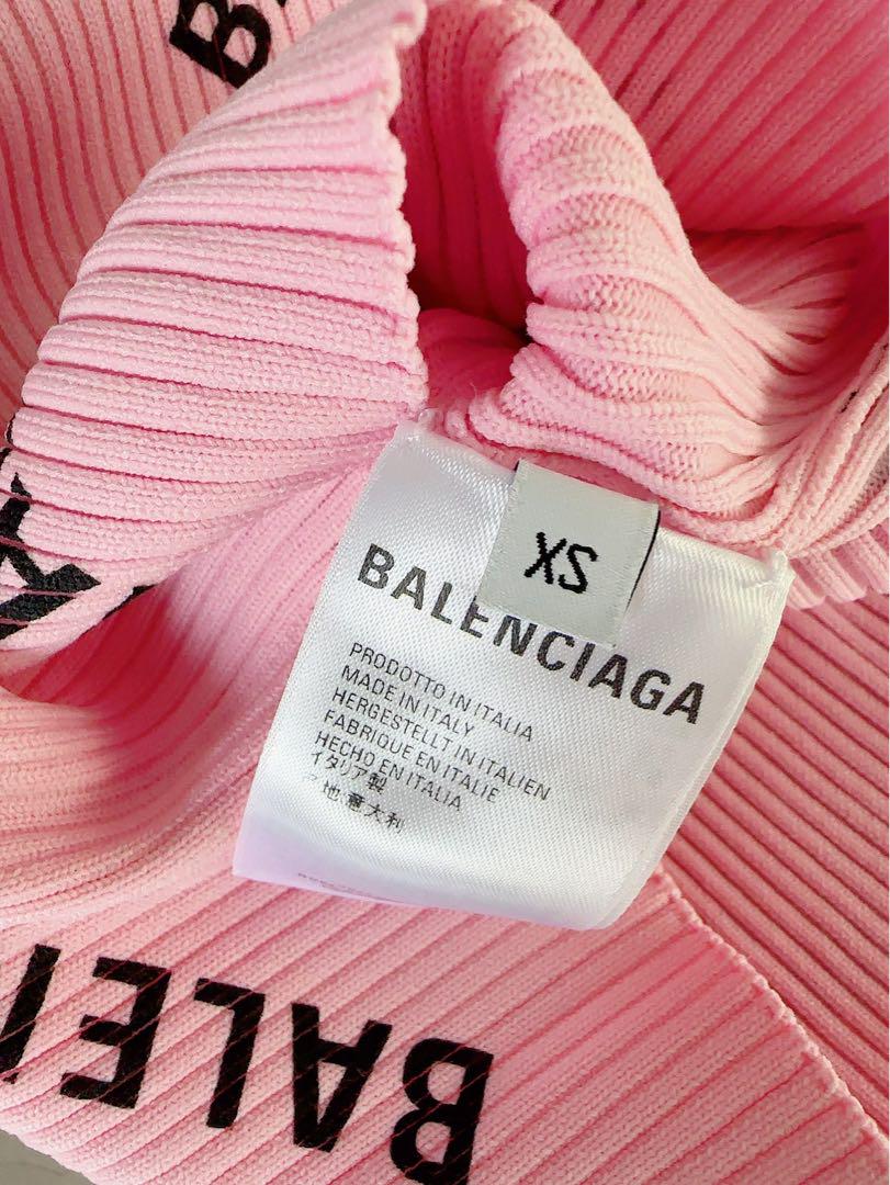美品】BALENCIAGA オーバーロゴリブニットXS